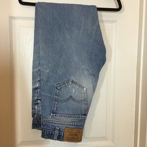 Vintage Levi's 505 Jeans Rare Orange Tab W36 L32